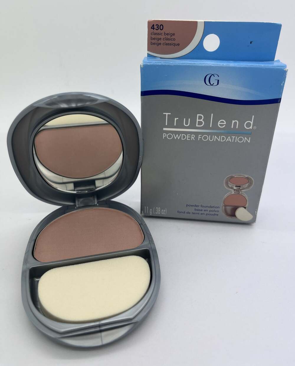 Covergirl CLASSIC BEIGE 430 TruBlend Powder Foundation .38 oz